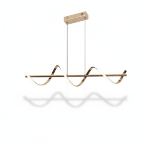 Kitchen Lighting Collection: Copper LED Kitchen Pendant Light – Dual Colour Mode 1.2m