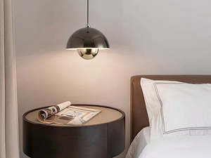 Single Pendant: Motion-Control LED Single Pendant Light / Bedside Lamp with Free Lifting