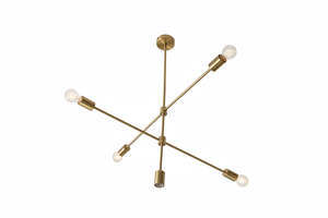 Brushed Brass Stylish Pendant Light