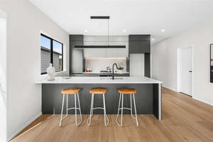 Island Bar Light: Linear Black Modern Island Bar Light 1200mm L0112B