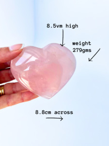 Divine Accessories: ROSE QUARTZ HEART