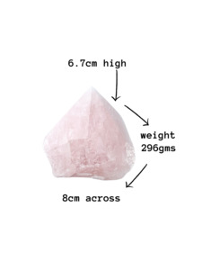 Divine Accessories: ROSE QUARTZ POINT