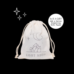 Crystals: LIGHTSEED Calico Bags With Drawstring - Perfect for Gifting