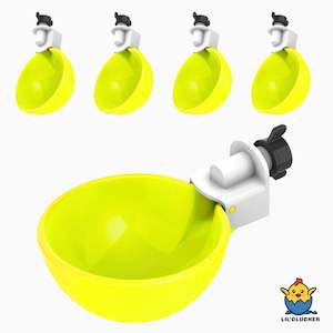 Large Automatic Chicken Waterer Cups - Yellow [Spring Collection]