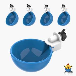 Large Automatic Chicken Waterer Cups (Blue)