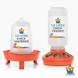 Feeder: 1L Chick Feeder, 1.5L Chick Waterer