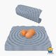 Washable Chicken Nesting Pads for Laying Eggs - Gray