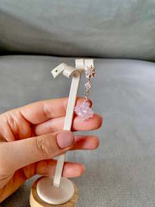 Crystal Sphere Drop Earrings (3 colors)