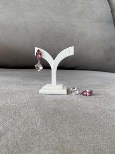 Swarovski Marquise & Square Drop Earrings