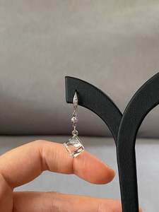 Swarovski: Swarovski Square-Drop Earrings (3 colors)
