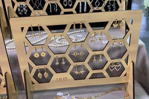 Display: Earring Stands - Small (13 Hexagons x 50mm)