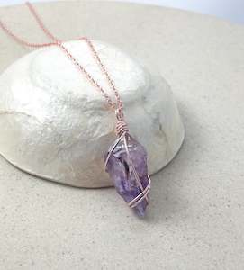 Amethyst Rose Gold