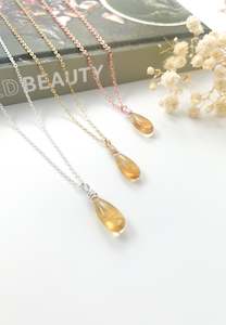 Mini Luna S: Citrine Drop - 16 inch