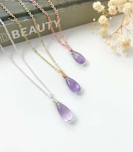 Mini Luna S: Amethyst Drop - 18 inch
