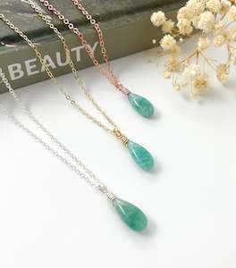 Amazonite Drop - 16 inch
