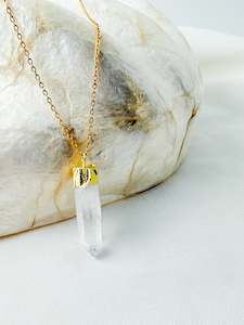 Clear Quartz Gold