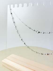 Luna Light Layering Chain Silver Stars
