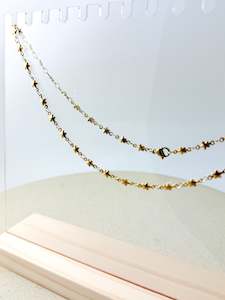Luna Light Layering Chain Gold Stars