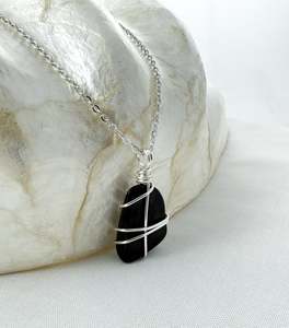 Black Obsidian Silver
