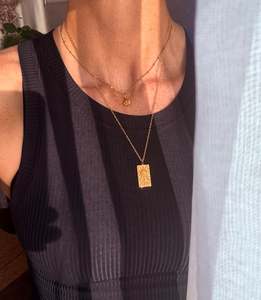 Starburst Necklace Gold