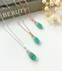 Amazonite Drop - 16 inch