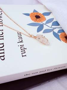 Kunzite Gold Necklace
