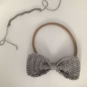 Products: Crochet Bow Headband