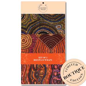 Wraps - Sets: Dreaming of the Outback - Set of 3 Beeswax Wraps
