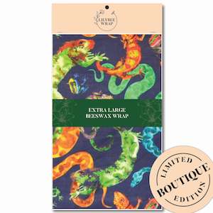 Xl Beeswax Wraps: Feeling Froggy - XL Beeswax Wrap