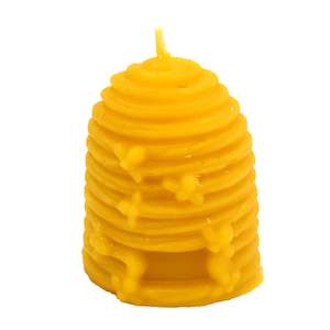 Beeswax Candles: Skep Beehive beeswax candle