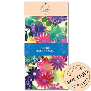 Large Beeswax Wraps: Swinging Sixties - large beeswax wrap