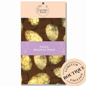 Small Beeswax Wraps: Dinosaur Eggs - small beeswax wrap