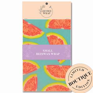 Orange Smiles - small beeswax wrap