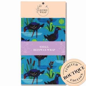 Pukekos Pukekoing -  small beeswax wrap