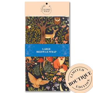 Midnight Hollow - large beeswax wrap