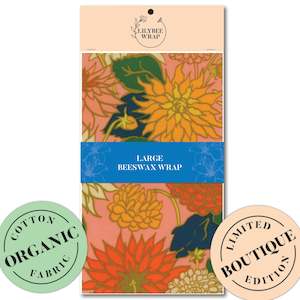 Blooming Beautiful - large beeswax wrap