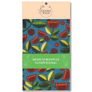 Whats New: Pohutukawa Blue - medium sandwich bag