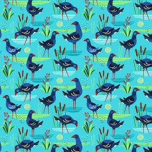 Make Your Own Beeswax Wraps: Pukeko Pride pure cotton fabric