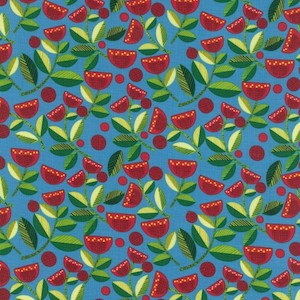 Make Your Own Beeswax Wraps: Forest Song: Pohutukawa pure cotton fabric