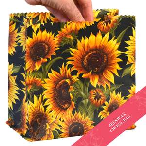 Sally's Sunflowers Cheese Bag