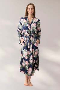 Givoni: Givoni Nicki wrap satin Robe 5PY16N