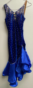 Blue Latin Dress Step Beyond Studios