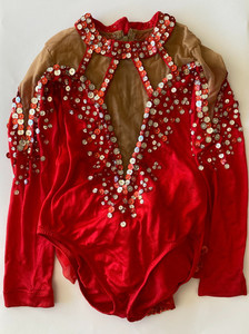 Red Leo w' Bow Step Beyond Studios