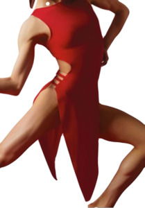 Products: Red Cutout Dress Step Beyond Studios