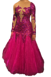 Products: Pink Sequin Ballroom Dress Step Beyond Studios