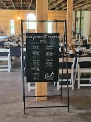 Wedding Collections: Seating SIGN