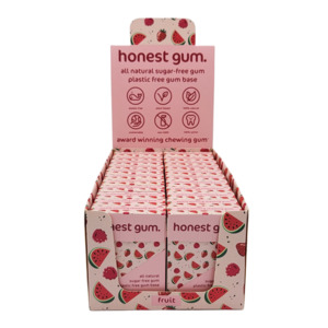 Confectionery: Honest Gum - Fruit            ***Sorry OUT OF STOCK *** Back orders welcome ***
