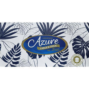 Groceries: Azure Tissues Large & Thick 3 Ply