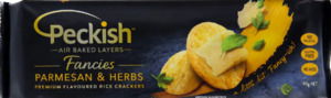 Groceries: Peckish Fancies Rice Parmesan & Herb