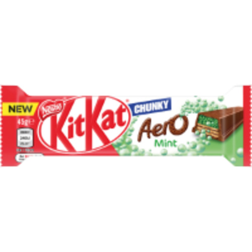 Novelty Bars: Nestle Kit Kat Chunky Aero Mint